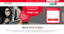 Desktop Screenshot of ieltsidpindia.com