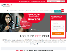 Tablet Screenshot of ieltsidpindia.com